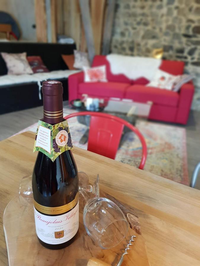 הוילה Saint-Didier-sur-Beaujeu Ancien Cuvage Du Beaujolais - Studio Tout Confort מראה חיצוני תמונה